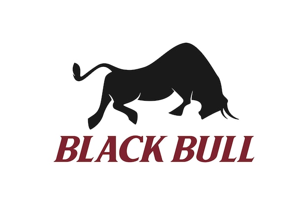 Inspiration de conception de logo mignon Buffalo Bull Bison