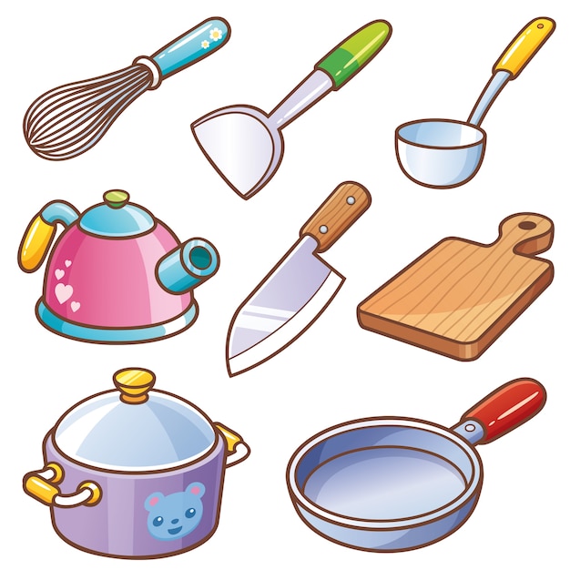 Jeu d&#39;outils de cuisine