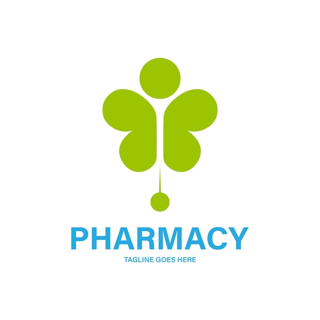 Vecteur le logo de la pharmacie