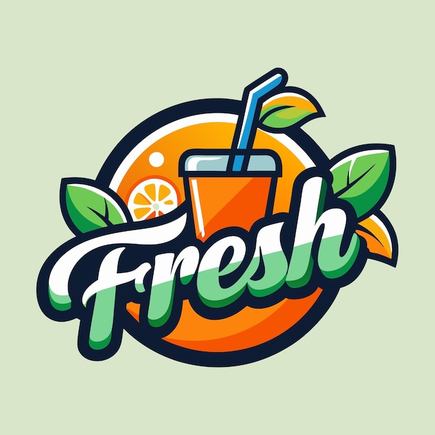 Vecteur un logo pour les citrons frais et une tasse de citron frais