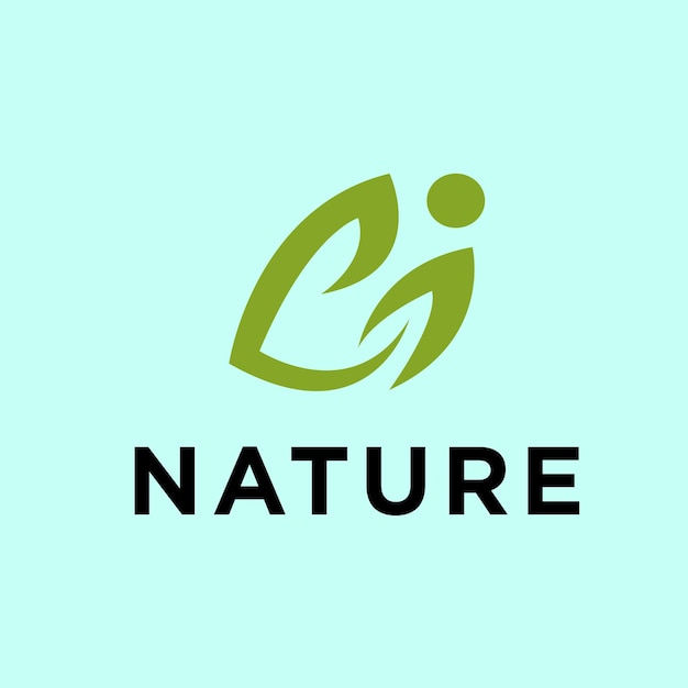 Vecteur logos de vert feuille écologie nature élément vecteur icône