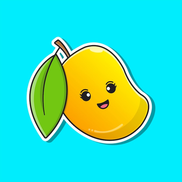 mignon, mangue, illustration