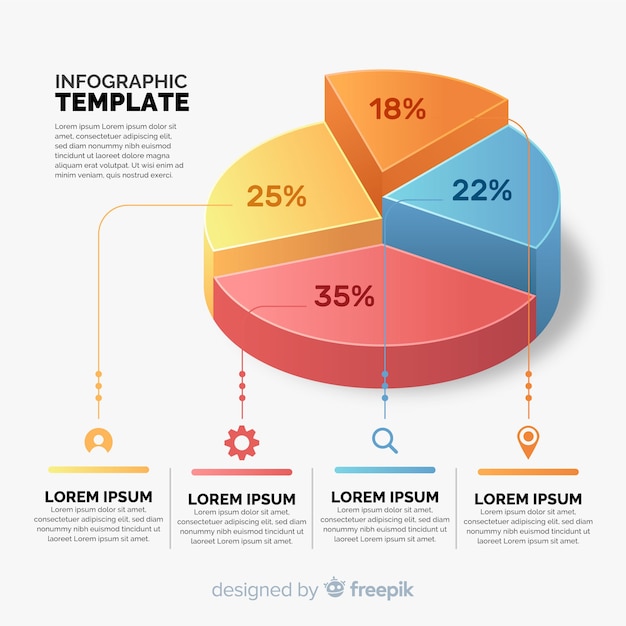 Modèle d&#39;infographie