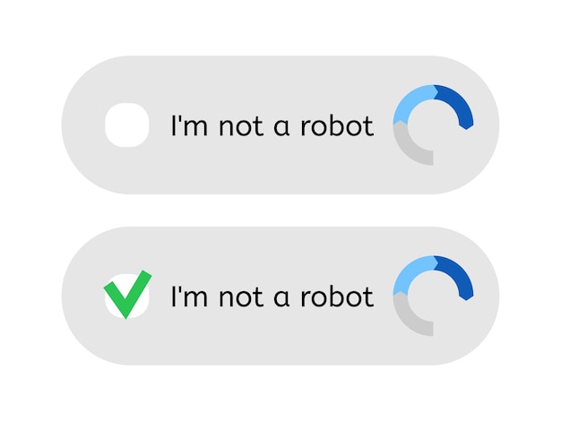 Modèle pour saisir le captcha Je ne suis pas un robot