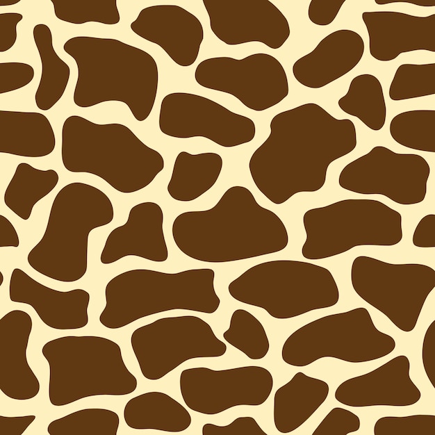 Motif de fond sans couture avec peau de girafe