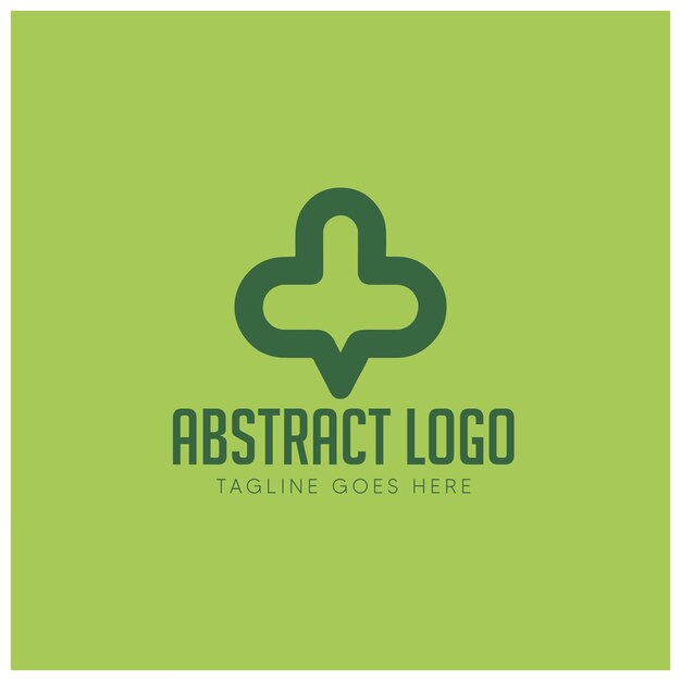 Vecteur nouvelle conception du logo abstrait