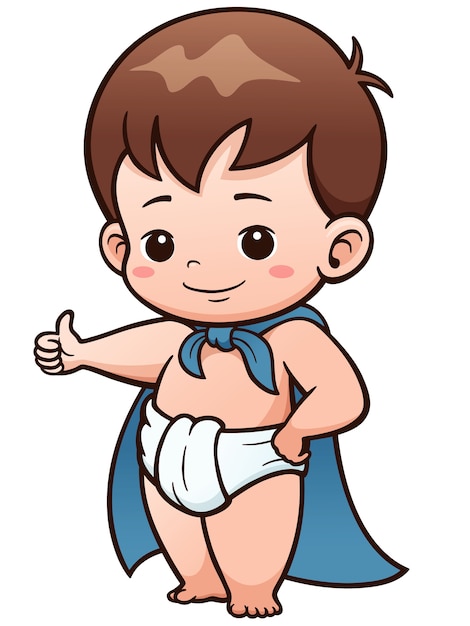 Personnage de bébé super héros cosplay