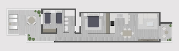 Vecteur plan d'étage