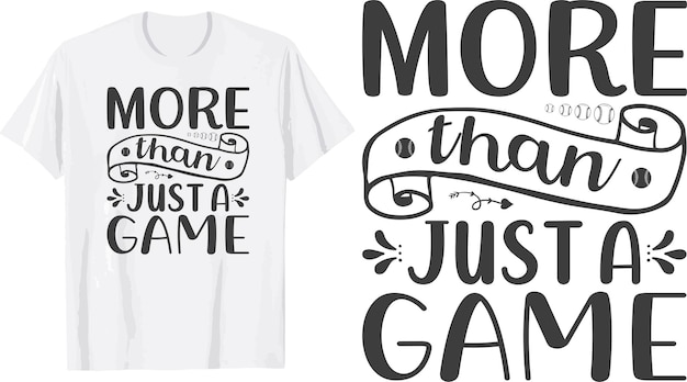 plus qu'un simple design de t-shirt svg de jeu