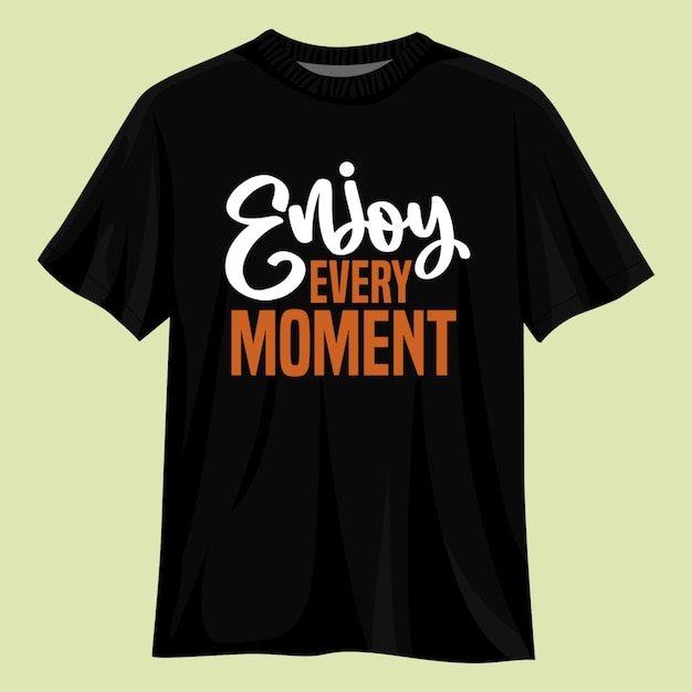 Profitez de chaque moment de la conception de t-shirt