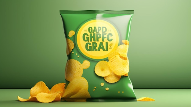 un sac de chips sur lequel est écrit " gluten "