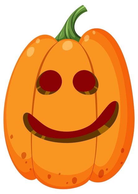 Style de dessin animé de citrouille d'Halloween