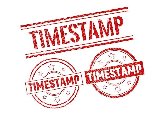 Vecteur timestamp rubber sign or stamp grunge rubber stamp sale badge vintage old texture