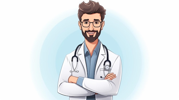 Vector de dessins animés médicaux