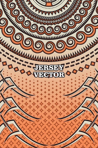 Vecteur vector tribal et demi-tonne de diamant pour le maillot de sublimation de basket