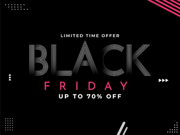 Vente à durée limitée Black Friday