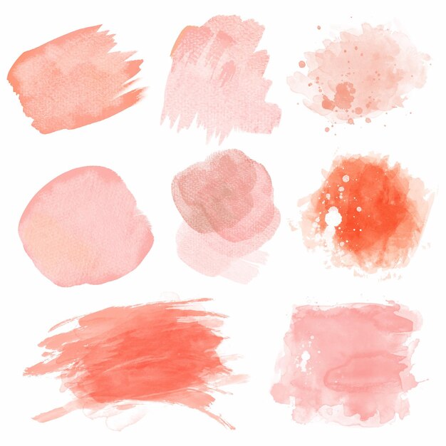 Abstrakte Aquarell rosa Flecken