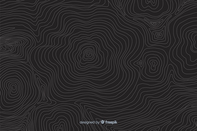 Abstraktes Design von topographischen Linien Hintergrund