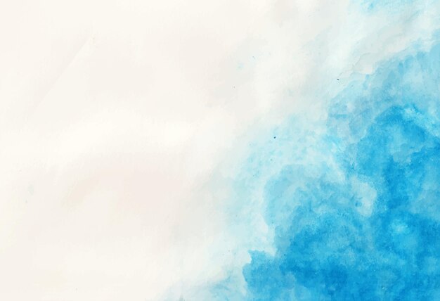 Aquarell mit blauem detailliertem Hintergrund