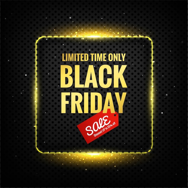 Black Friday Poster Luxus