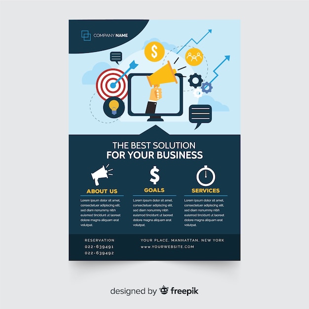 Business-Flyer-Vorlage