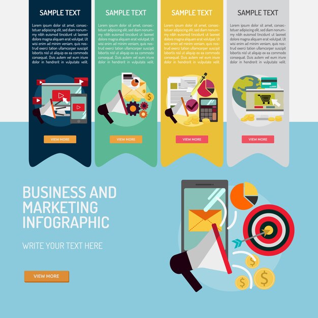 Business-Infografik-Vorlage