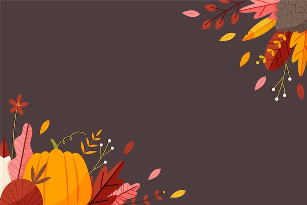 Cartoon Herbst Hintergrund