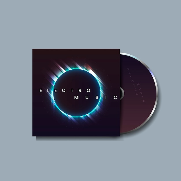 Kostenlose Vektor electro-musikalbum