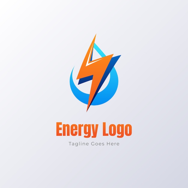 Kostenlose Vektor energie-logo-design