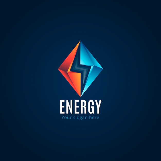 Kostenloser Vektor energie-logo-design