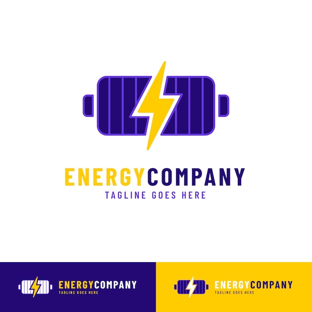 Kostenloser Vektor energie-logo-design