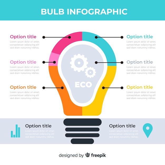 Glühbirne Infographik