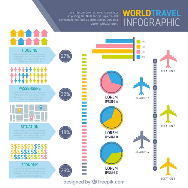 Infografische Elemente Sammlung