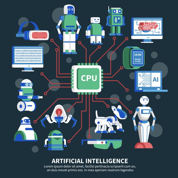 Künstliche Intelligenz Illustration