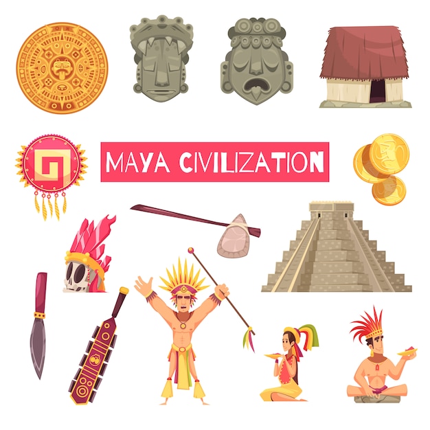 Maya-Zivilisations-Set