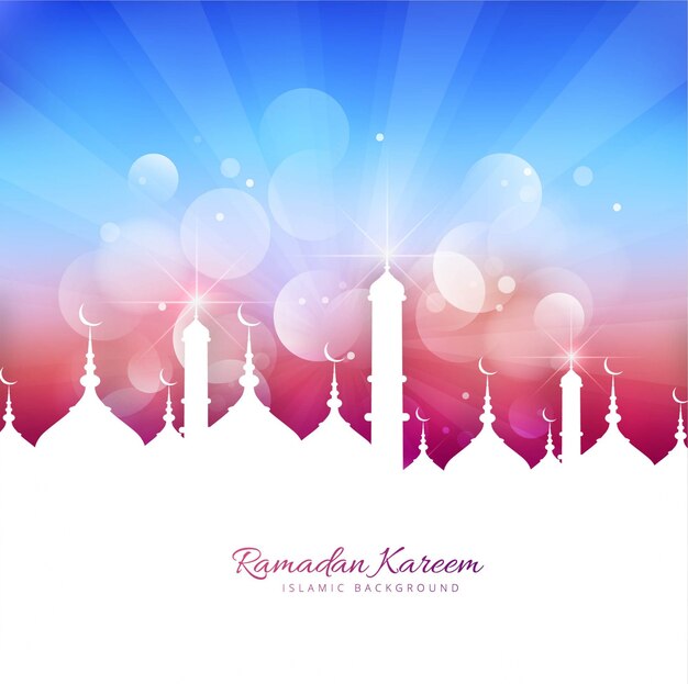 Ramadan kareem bunter Hintergrund