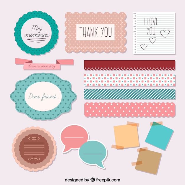 Schöne Accessoires von Scrapbooking