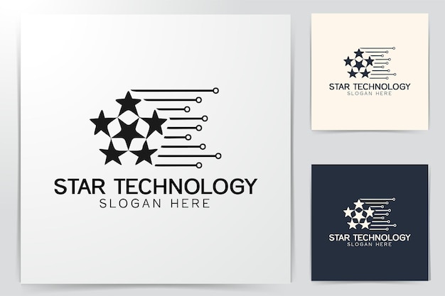 Star Champion Logo Designs Inspiration isoliert auf weißem Hintergrund