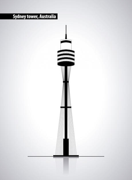 Kostenloser Vektor sydney tower australien