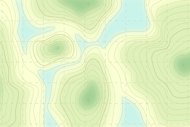 Kostenlose Vektor topografischer kartenhintergrund