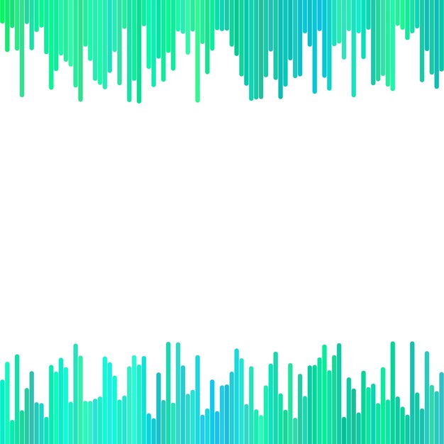 Zusammenfassung Hintergrund aus grün gerundete vertikale Streifen - geometrische Vektor-Grafik-Design