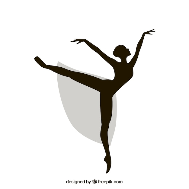 Ballerina-Silhouette