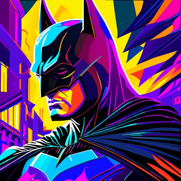 Batman, der dunkle Ritter, Vektorillustration