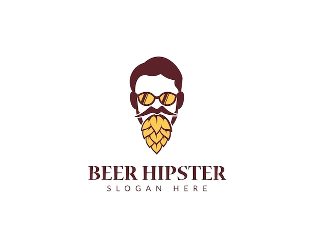 Bier-Hipster-Logo