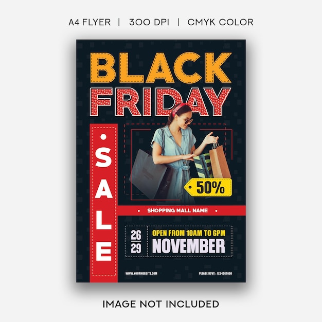 Black Friday Flyer Vorlage