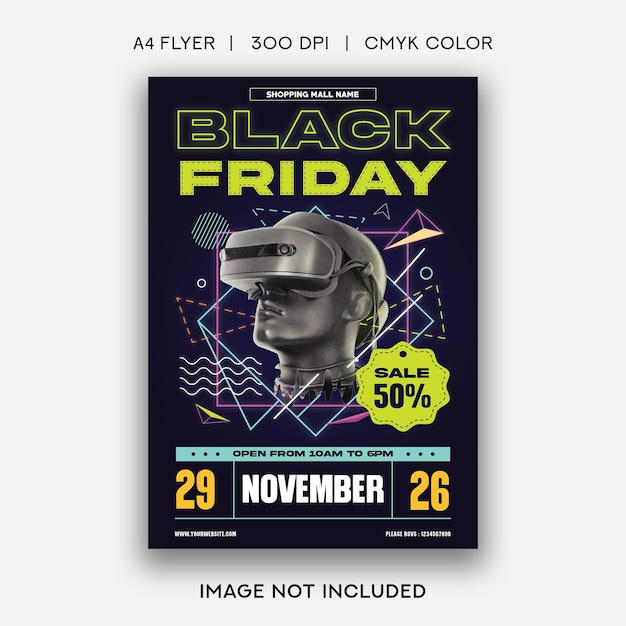 Black Friday Flyer Vorlage