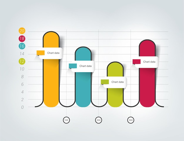 Diagrammdiagramm für Infografiken