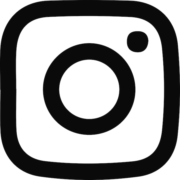 Vektor einfaches vektordesign des instagram-logos