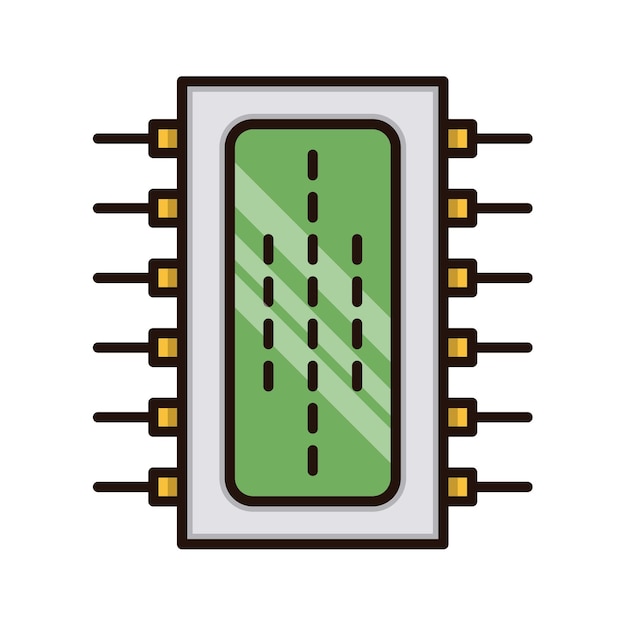 Vektor elektronisches bauteil