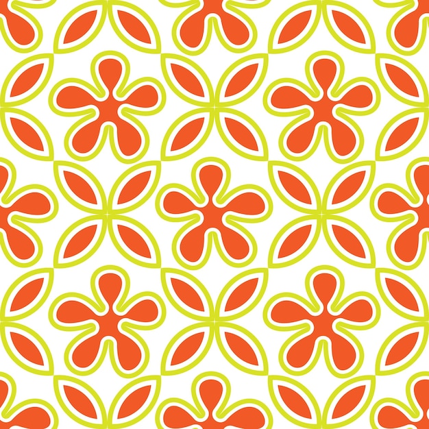 Ethnische Retro-geometrische Blumen-Fliesen-Art Druckvoller Vektor-Hintergrund-nahtloses Muster Niedlich Trendy